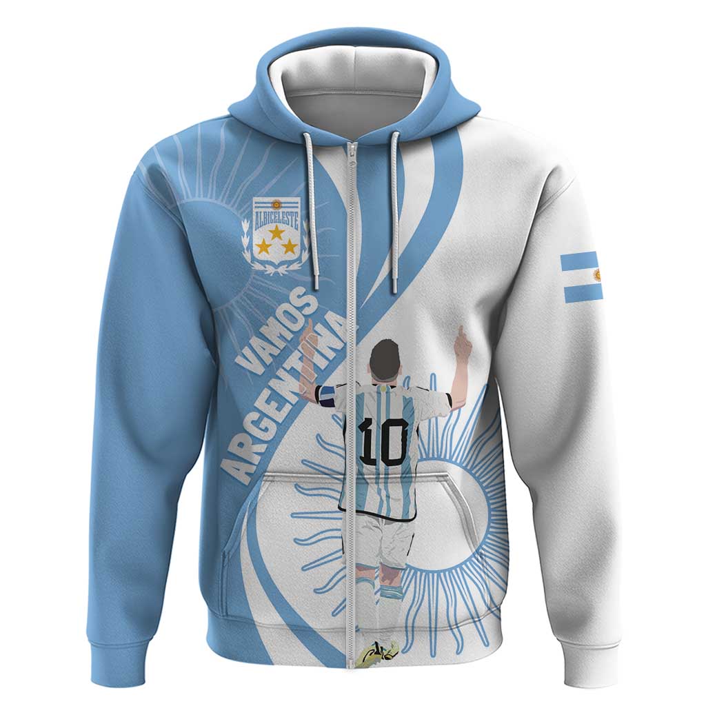 Argentina La Albiceleste Custom Hoodie Vamos Argentina LT7