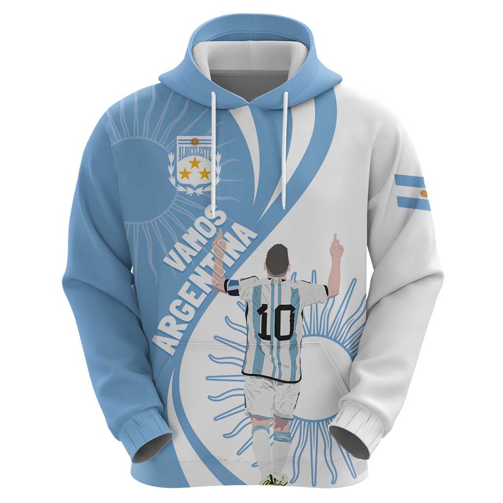 Argentina La Albiceleste Custom Hoodie Vamos Argentina LT7