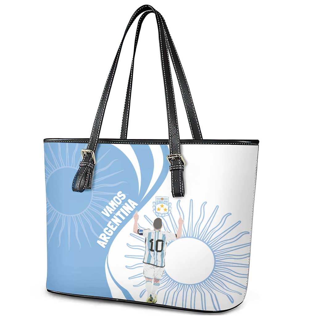 Argentina La Albiceleste Leather Tote Bag Vamos Argentina LT7