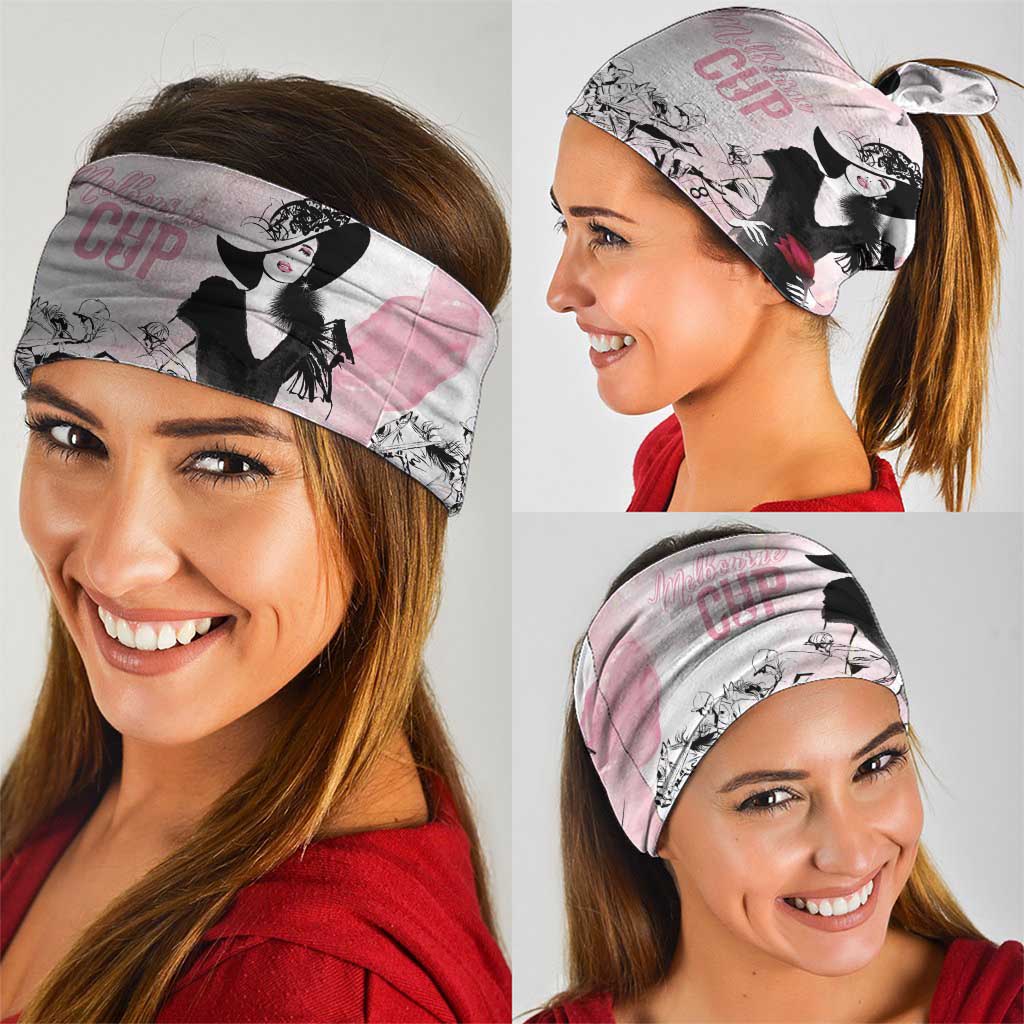 Melbourne Horse Racing Cup Pink Out Derby Neck Gaiter LT7