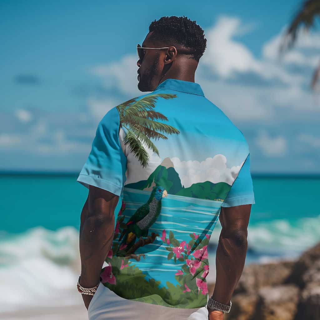 Afro-Saint Lucians Hawaiian Shirt Pitons Landscape LT7