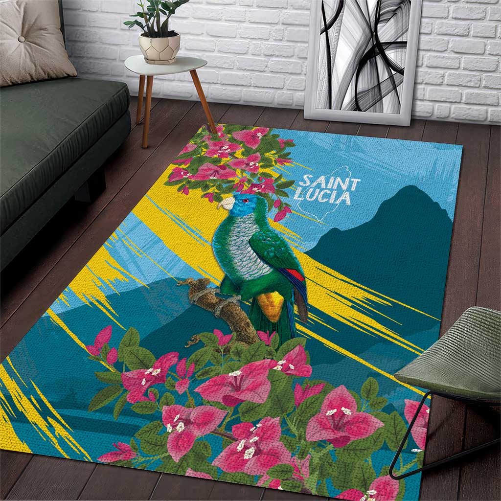 Saint Lucia Afro Area Rug Tropical Vibes LT7