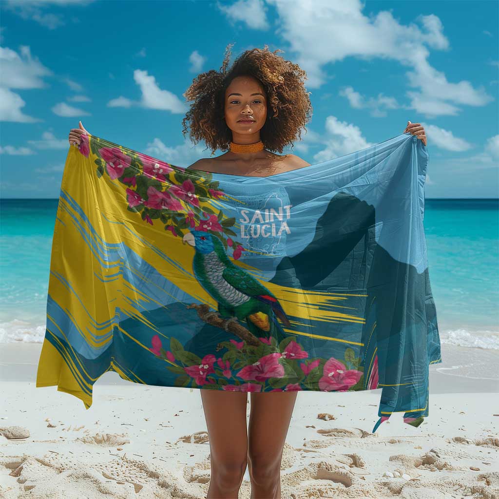 Saint Lucia Afro Sarong Tropical Vibes LT7