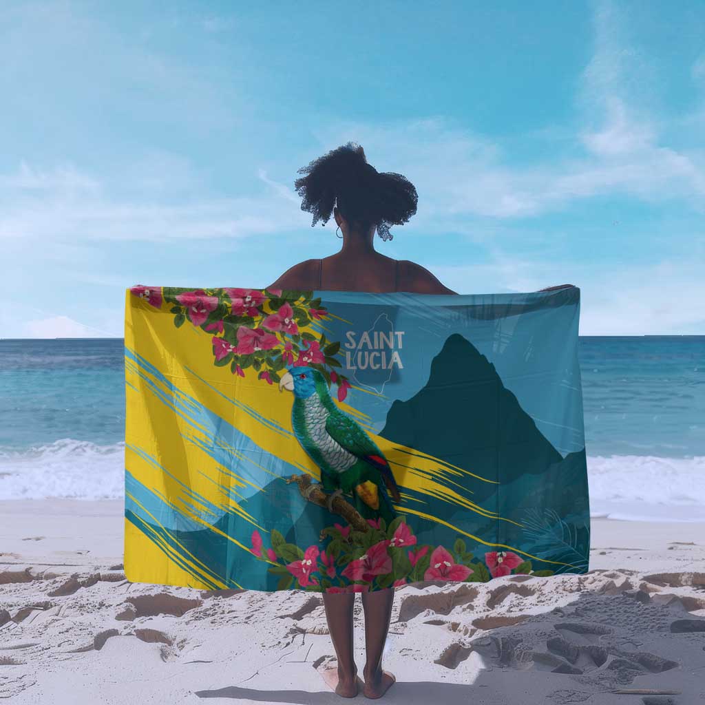 Saint Lucia Afro Sarong Tropical Vibes LT7