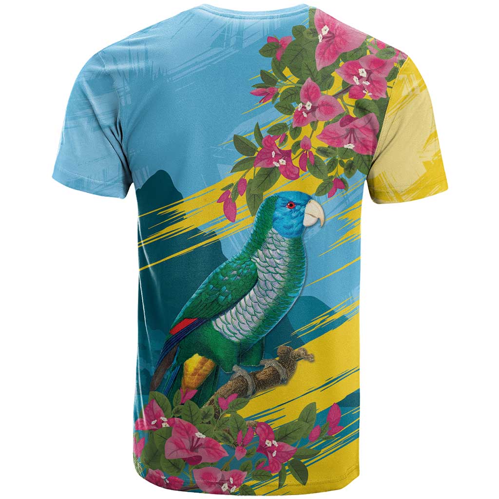 Saint Lucia Afro T shirt Tropical Vibes LT7