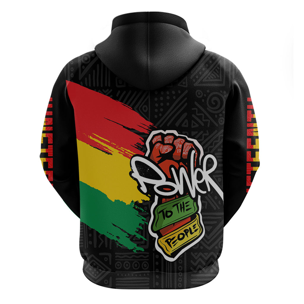 Juneteenth Hoodie Power To The People LT7