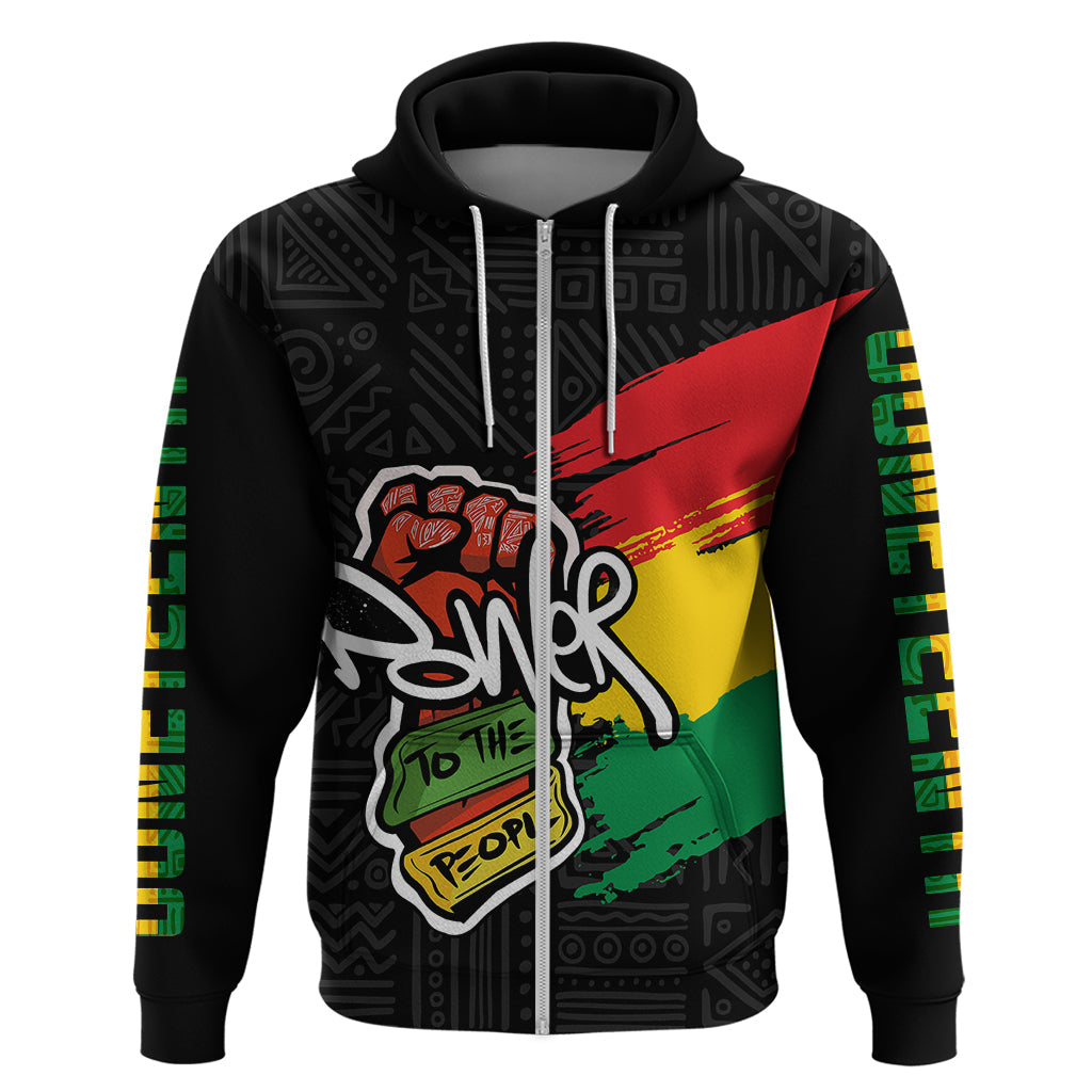 Juneteenth Hoodie Power To The People LT7