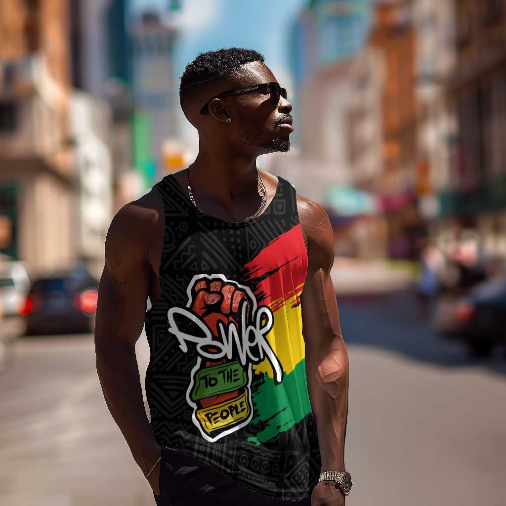 Juneteenth Men Tank Top Power To The People LT7