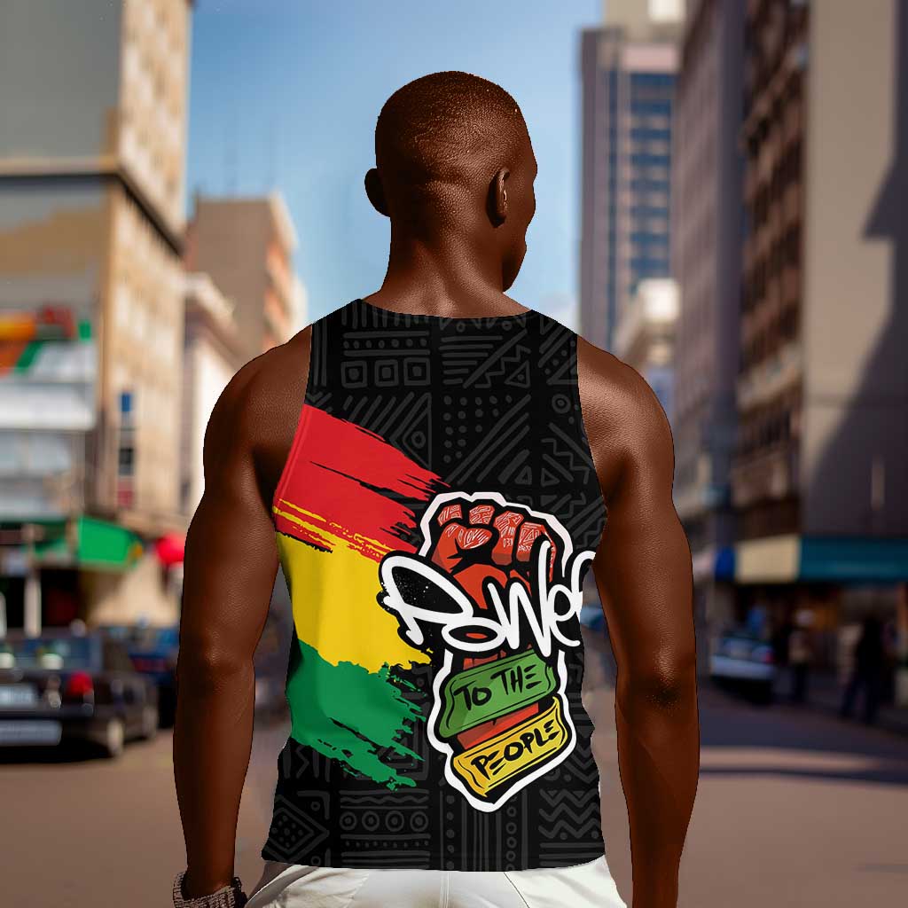 Juneteenth Men Tank Top Power To The People LT7