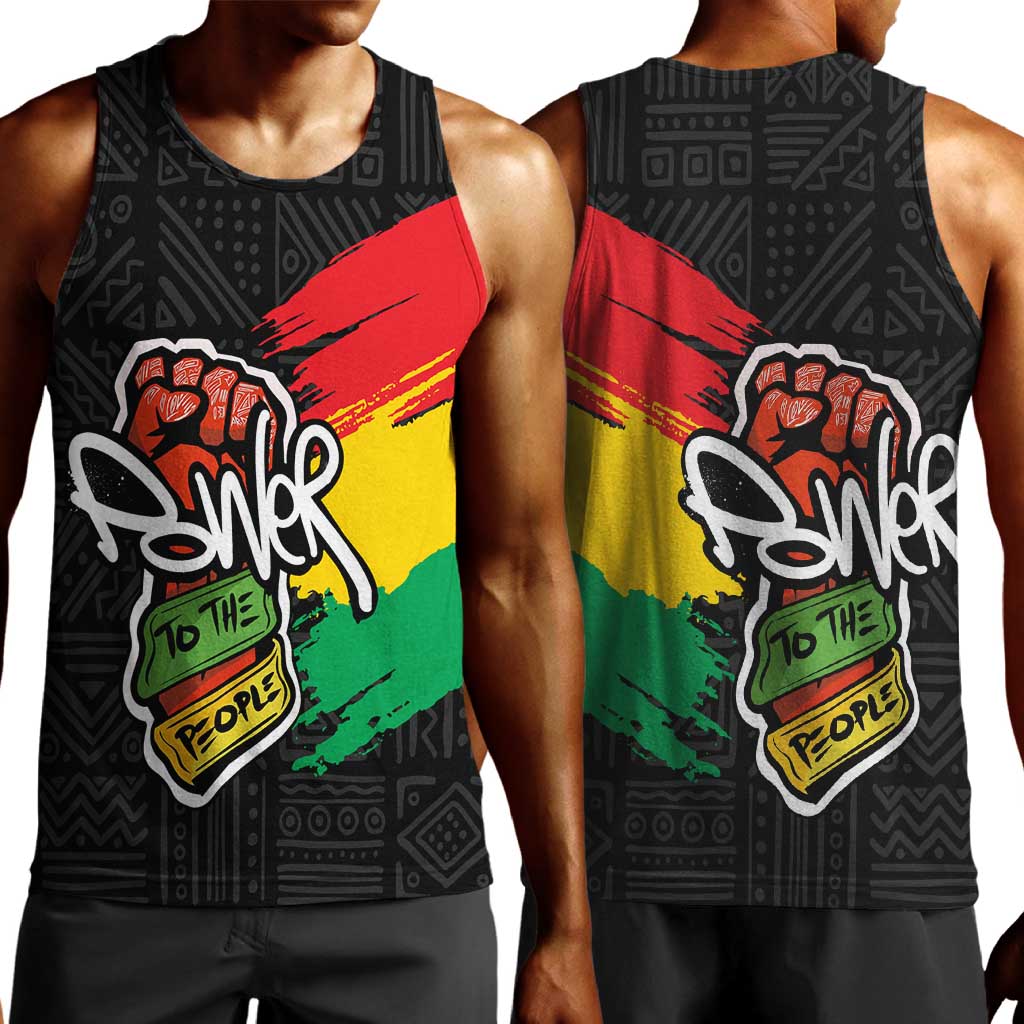 Juneteenth Men Tank Top Power To The People LT7