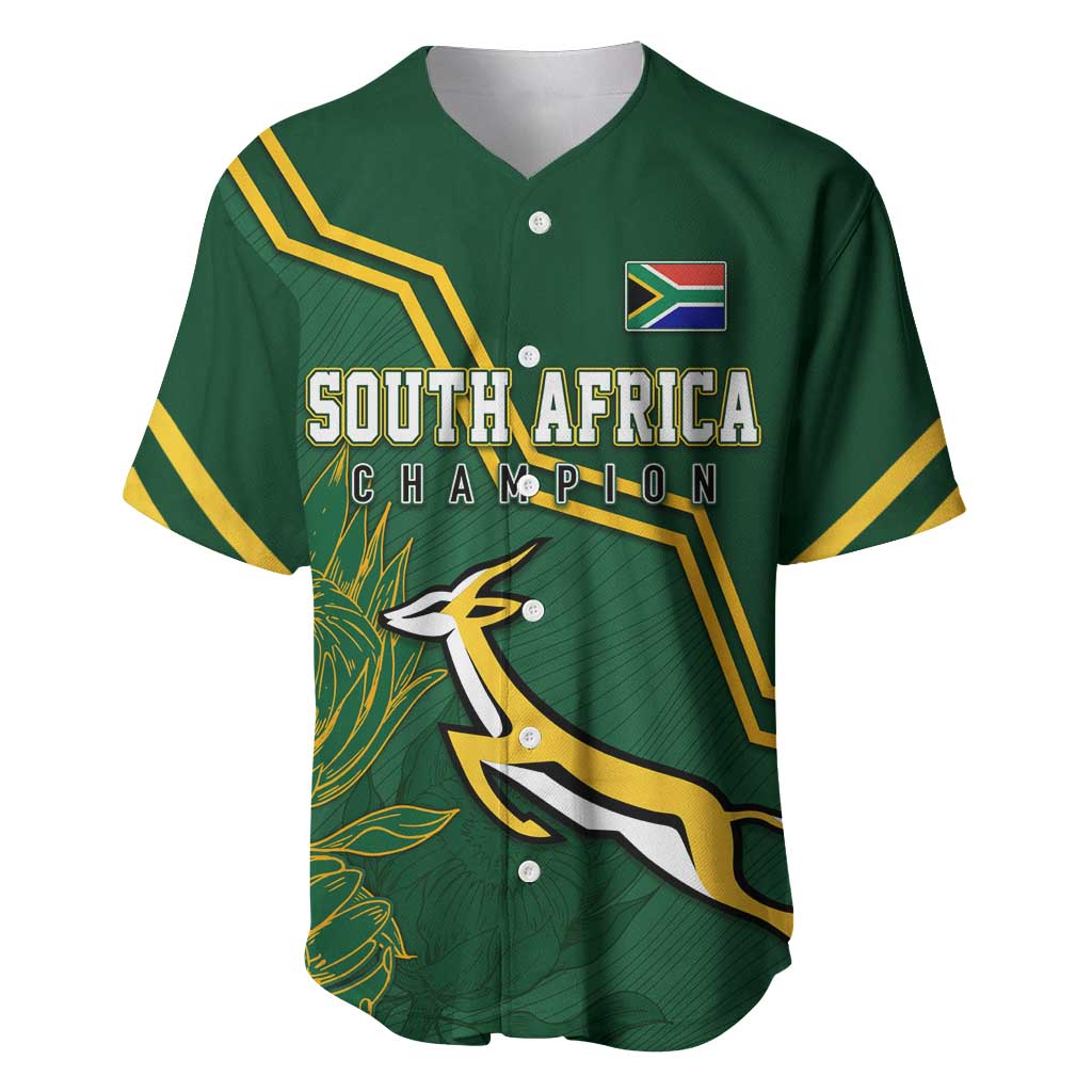 South Africa Rugby Baseball Jersey Champions GO Bokke LT7