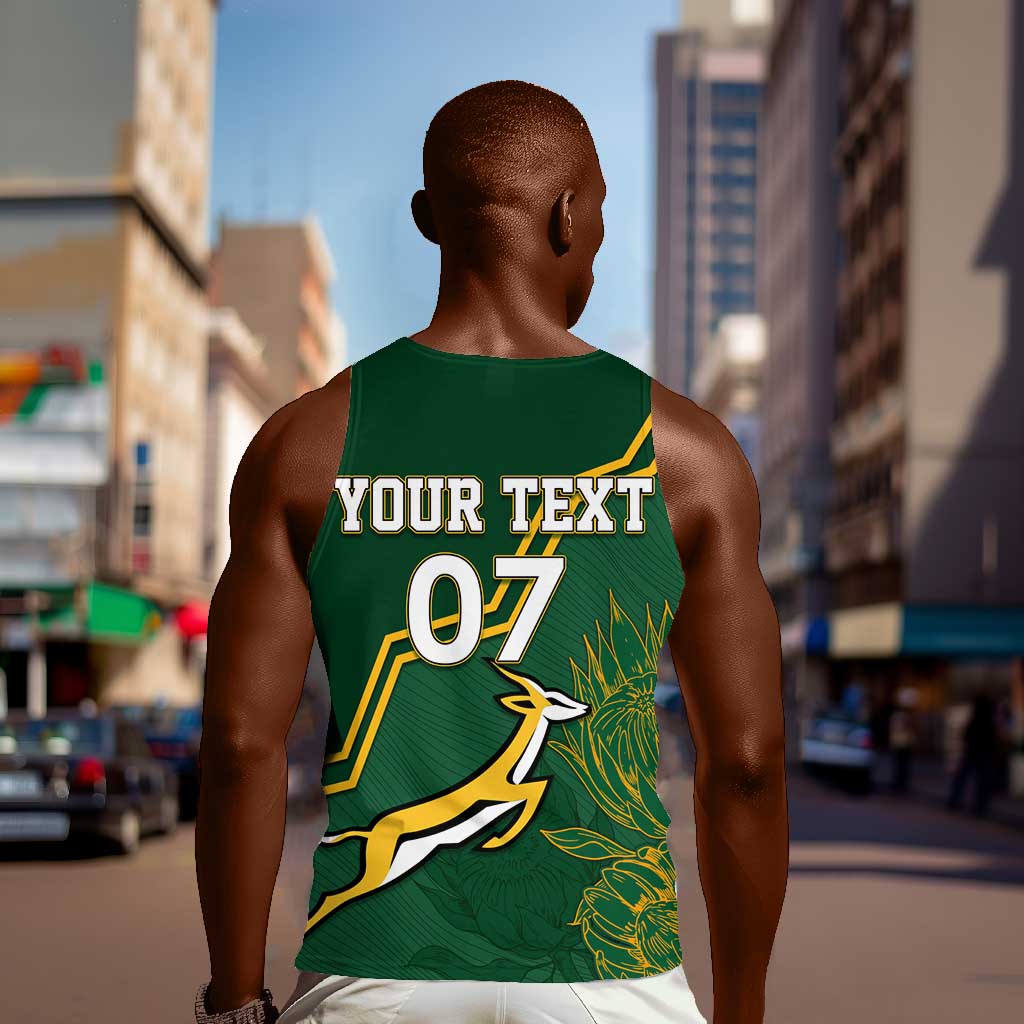 South Africa Rugby Men Tank Top Champions GO Bokke LT7