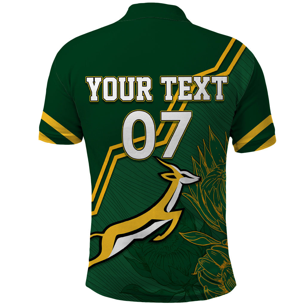 South Africa Rugby 2023 Polo Shirt Champions GO Bokke LT7