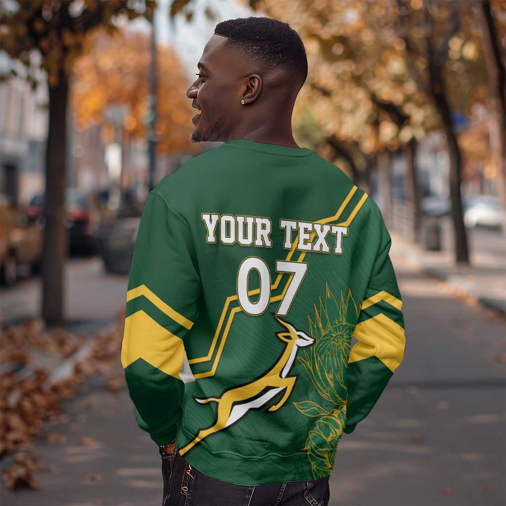 South Africa Rugby Sweatshirt Champions GO Bokke LT7