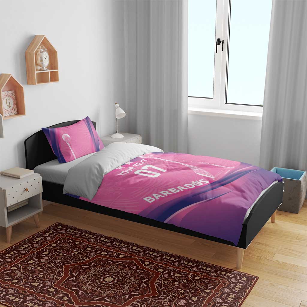 Afro-Barbadians Cricket Custom Bedding Set Royal Champions - Tropical Vibes LT7