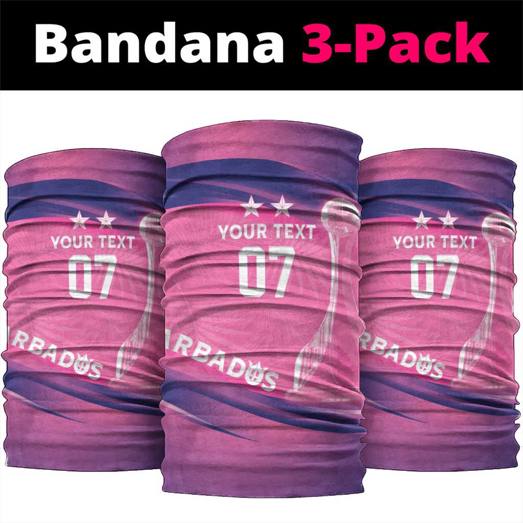 Barbados Cricket Custom Neck Gaiter Royal Champions - Tropical Vibes LT7