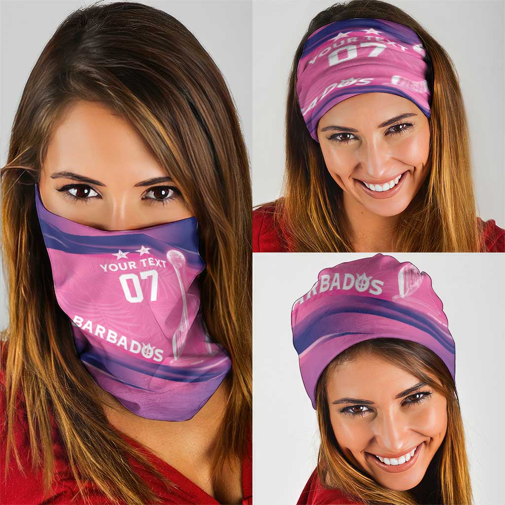 Barbados Cricket Custom Neck Gaiter Royal Champions - Tropical Vibes LT7