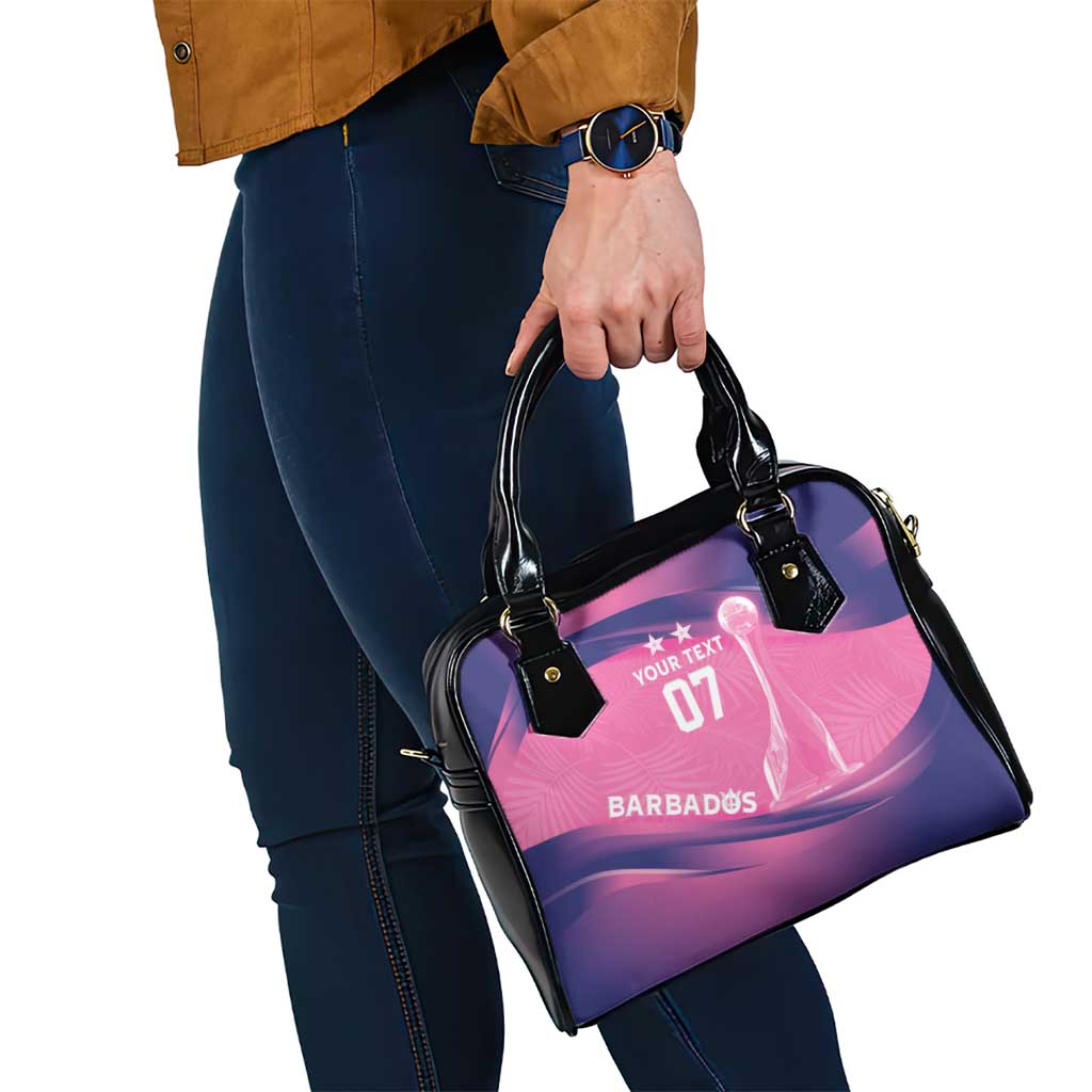 Barbados Cricket Custom Shoulder Handbag Royal Champions - Tropical Vibes LT7