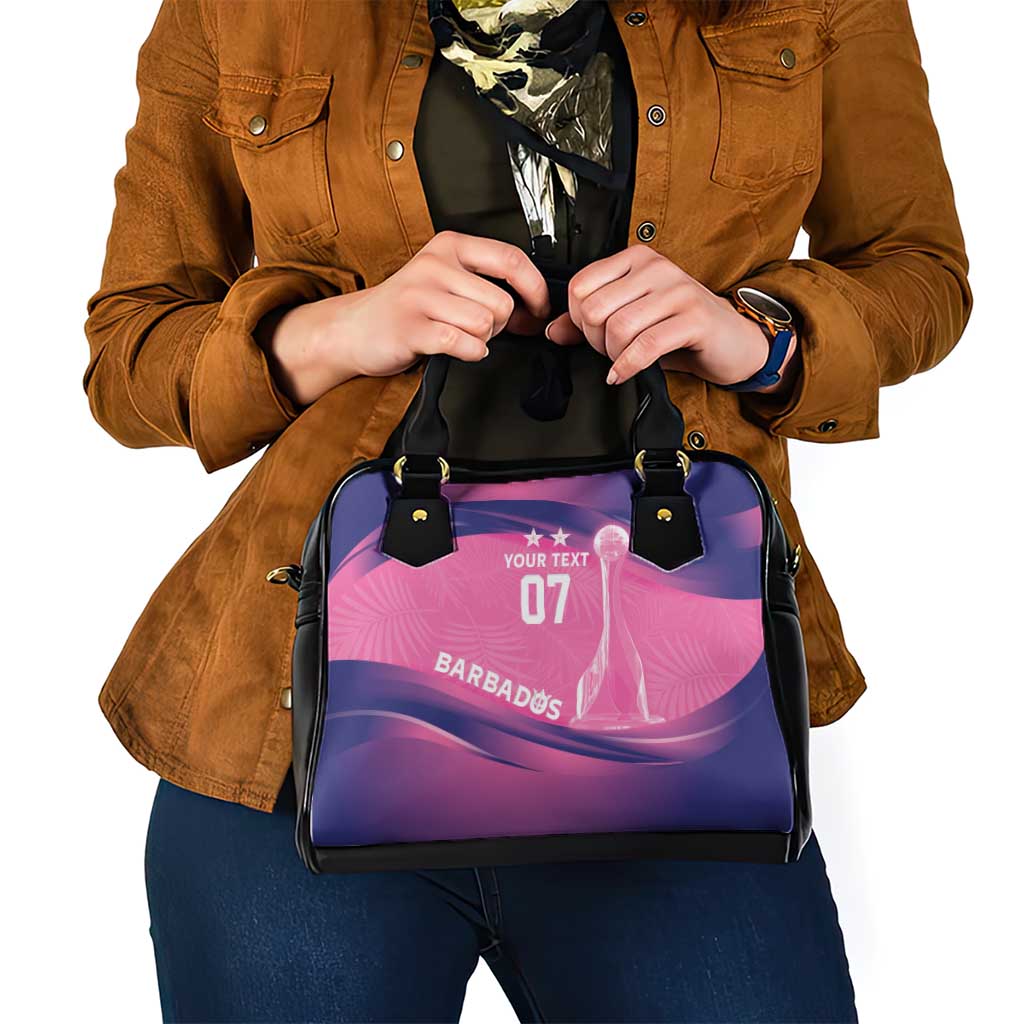 Barbados Cricket Custom Shoulder Handbag Royal Champions - Tropical Vibes LT7