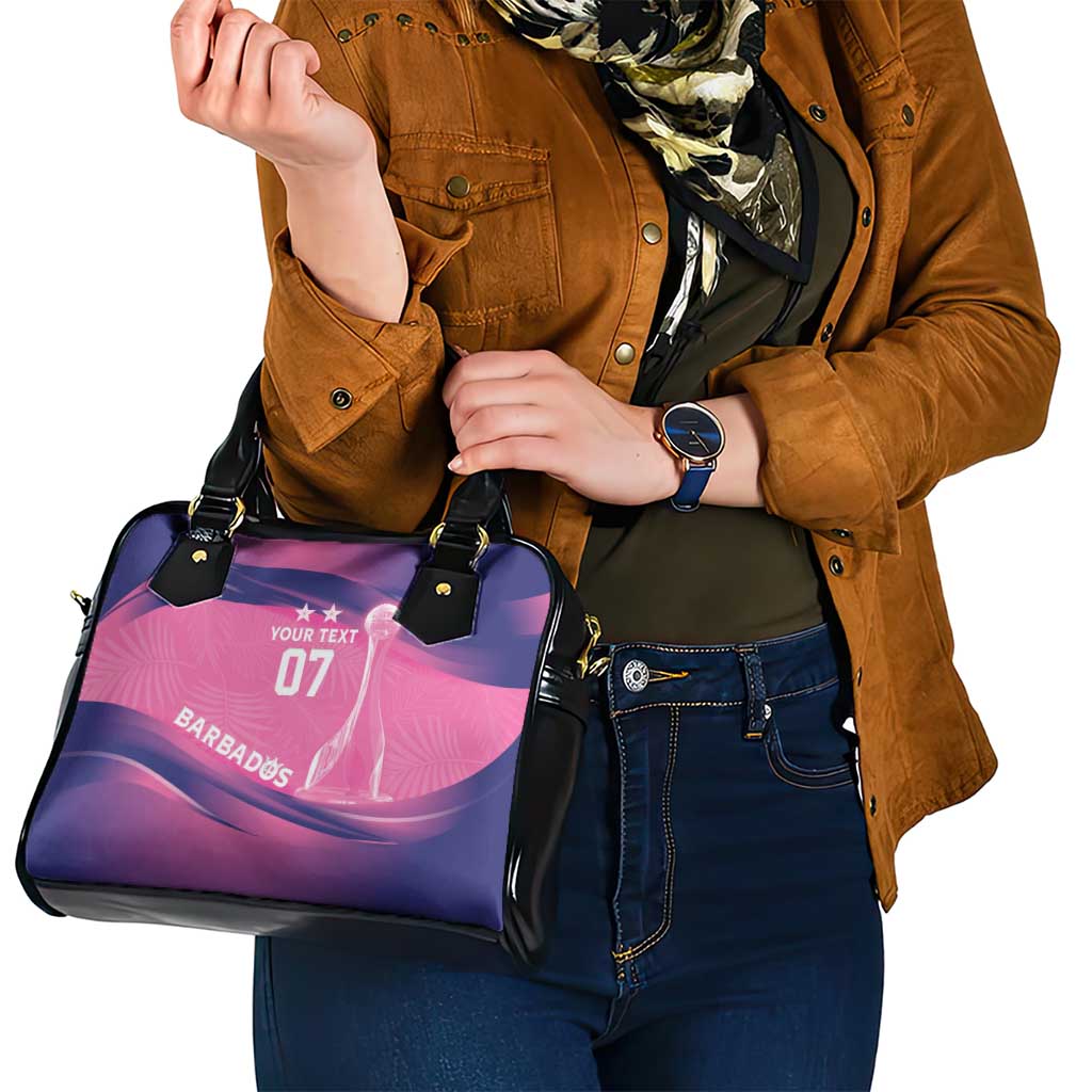 Barbados Cricket Custom Shoulder Handbag Royal Champions - Tropical Vibes LT7