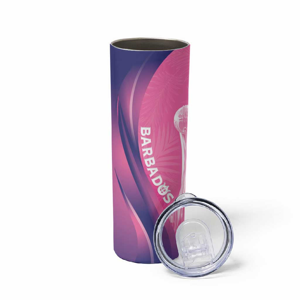 Afro-Barbadians Cricket Custom Skinny Tumbler Royal Champions - Tropical Vibes LT7