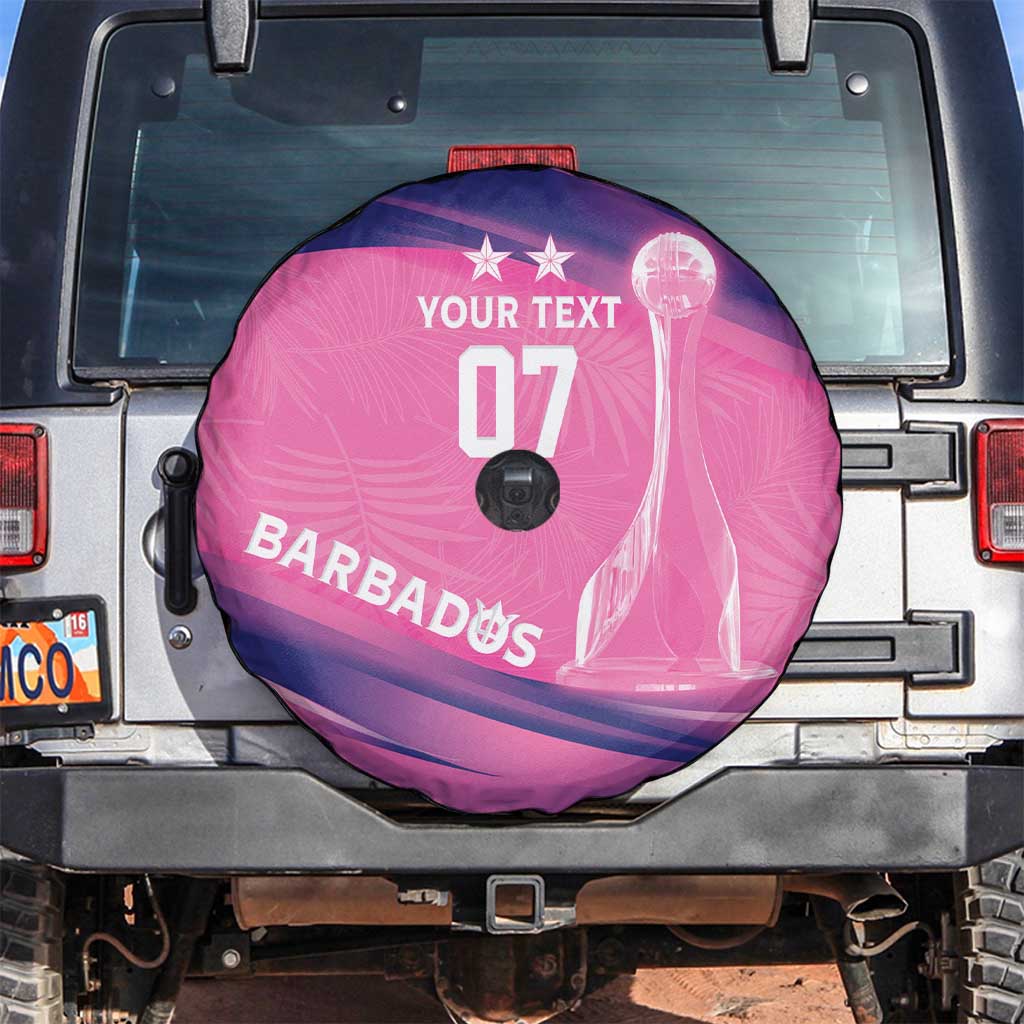 Barbados Cricket Custom Spare Tire Cover Royal Champions - Tropical Vibes LT7