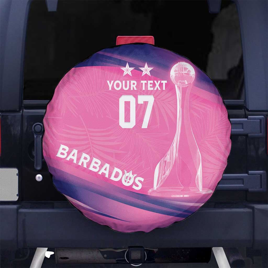 Barbados Cricket Custom Spare Tire Cover Royal Champions - Tropical Vibes LT7