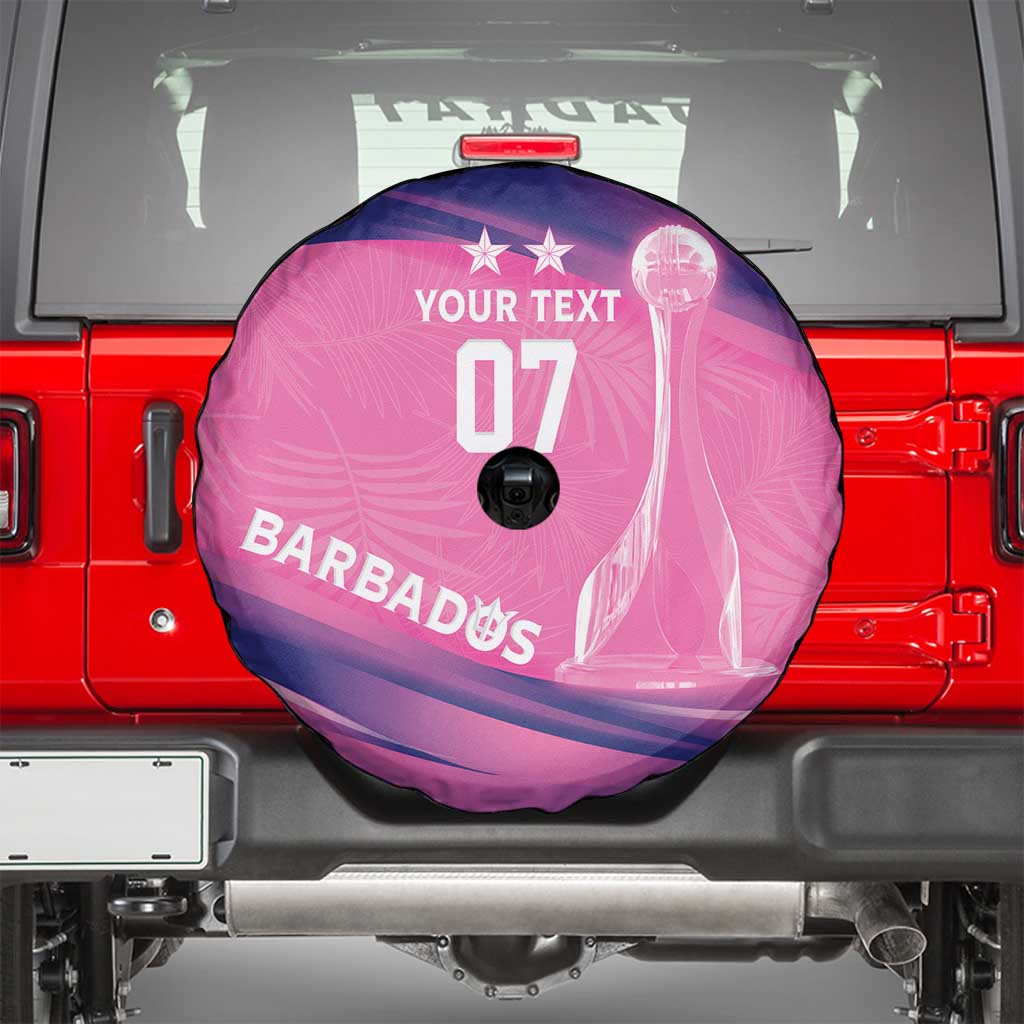 Barbados Cricket Custom Spare Tire Cover Royal Champions - Tropical Vibes LT7