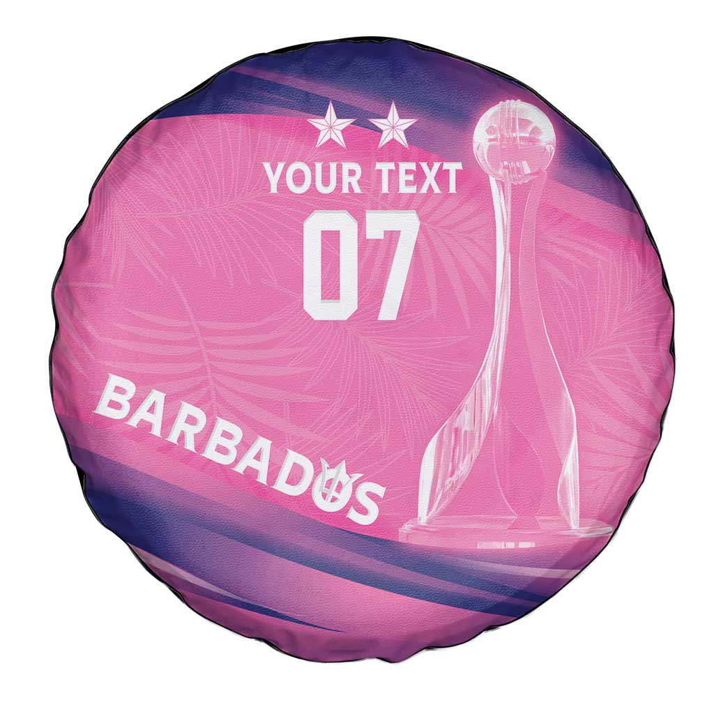 Barbados Cricket Custom Spare Tire Cover Royal Champions - Tropical Vibes LT7