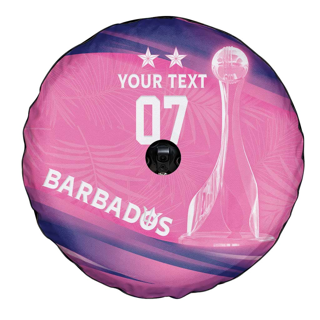 Barbados Cricket Custom Spare Tire Cover Royal Champions - Tropical Vibes LT7