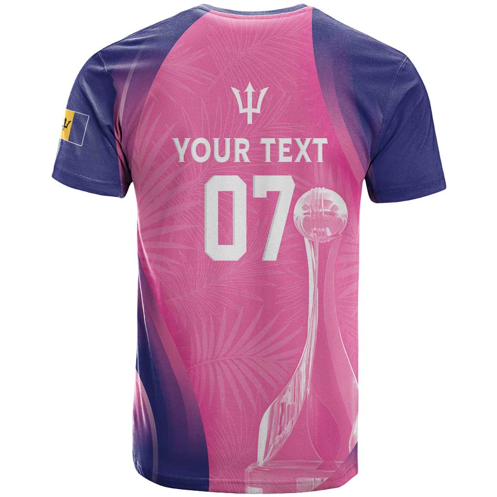 Afro-Barbadians Cricket Custom T shirt Royal Champions - Tropical Vibes LT7