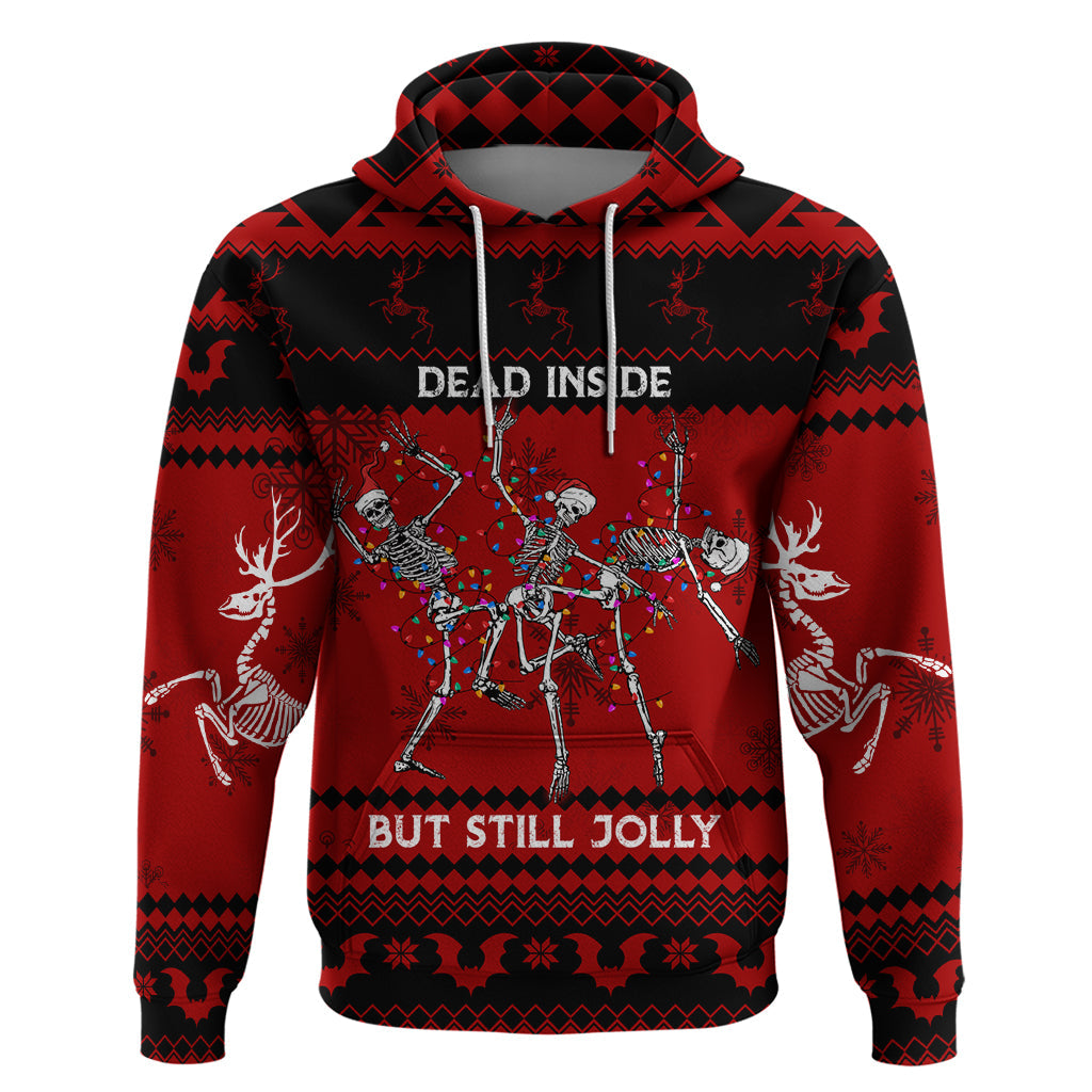 Christmas Hoodie Jolly Skull Merry Creepmas LT7