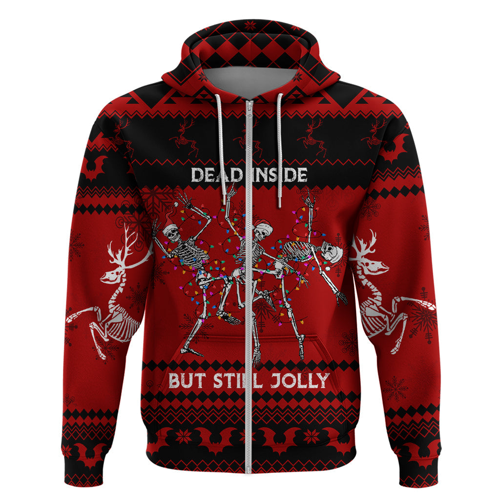 Christmas Hoodie Jolly Skull Merry Creepmas LT7