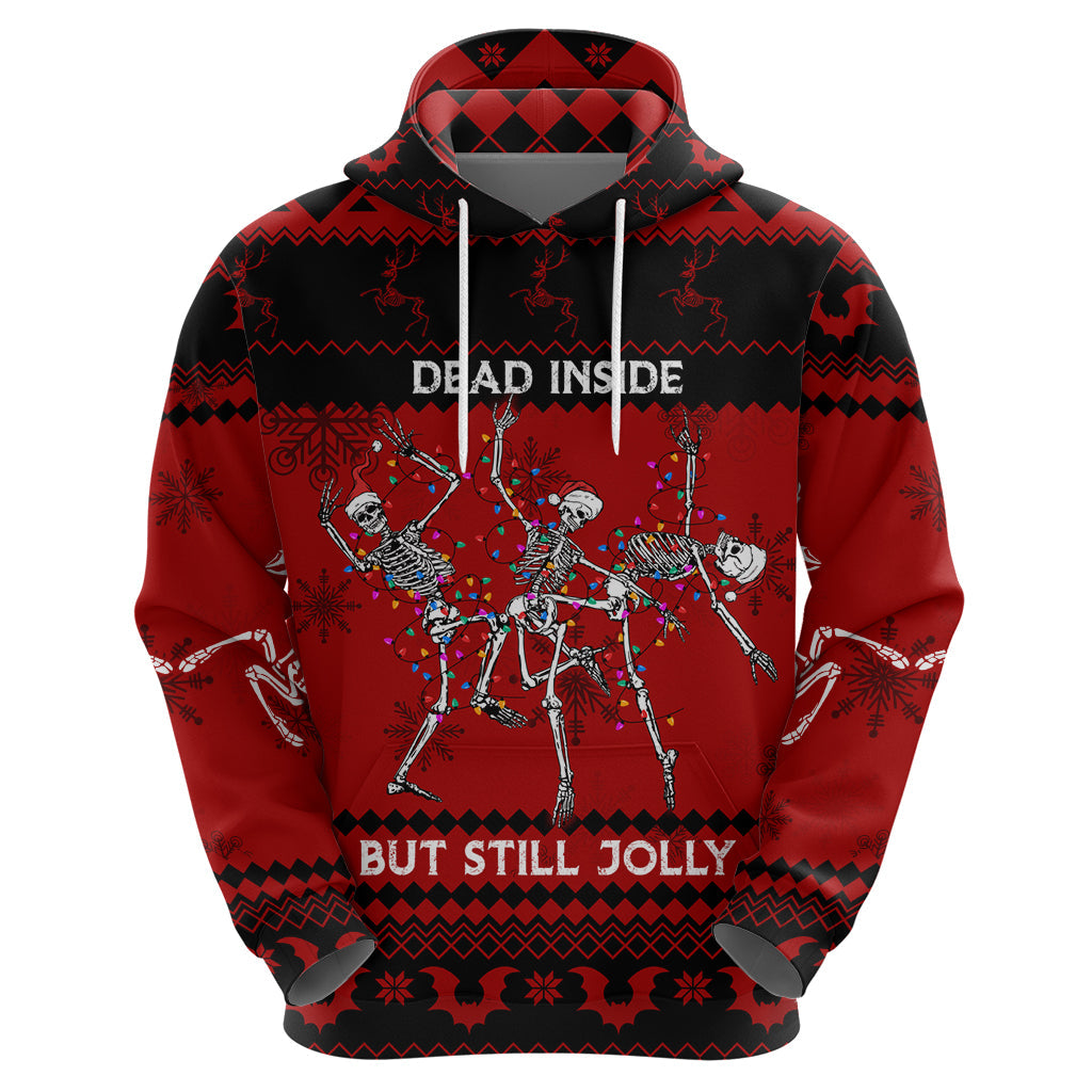 Christmas Hoodie Jolly Skull Merry Creepmas LT7