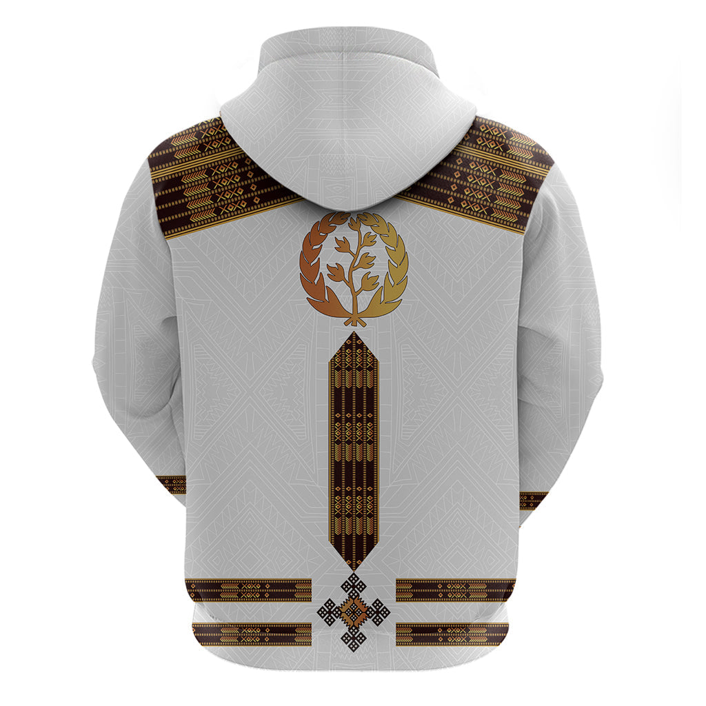 Eritrea Hoodie Tilet Habesha Style White LT7