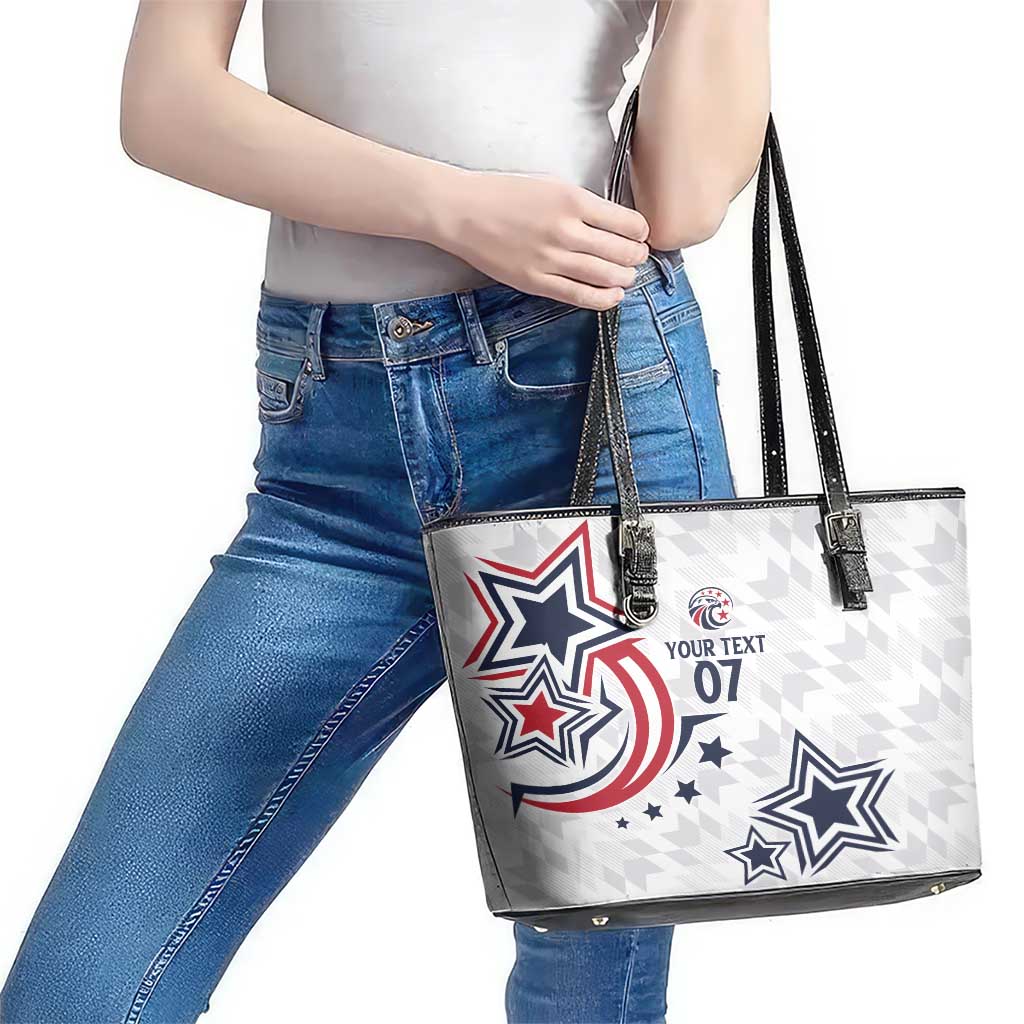 USA Rugby 2024 Custom Leather Tote Bag GO Eagles Assemble LT7