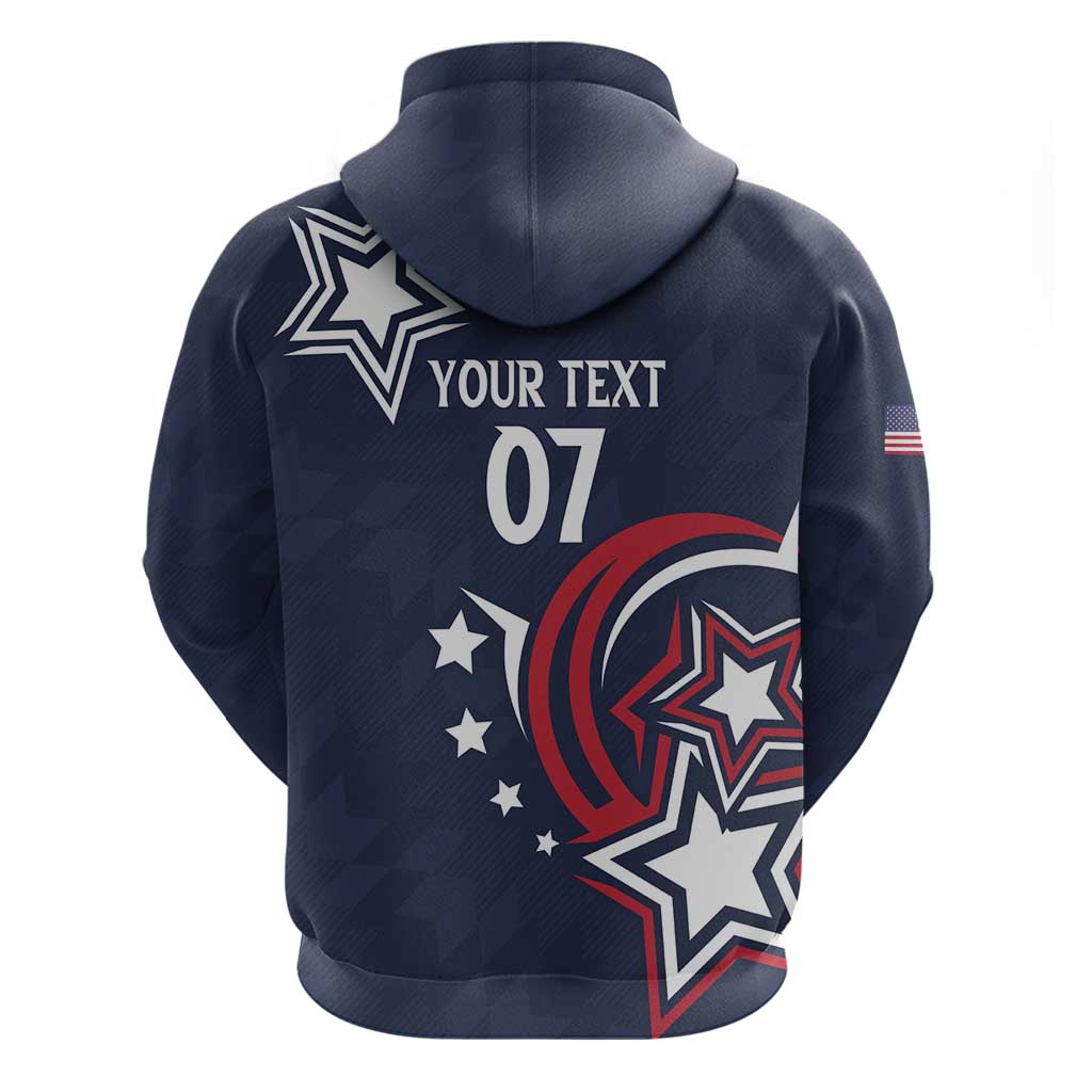 USA Rugby 2024 Custom Hoodie GO Eagles Assemble - Blue Version LT7