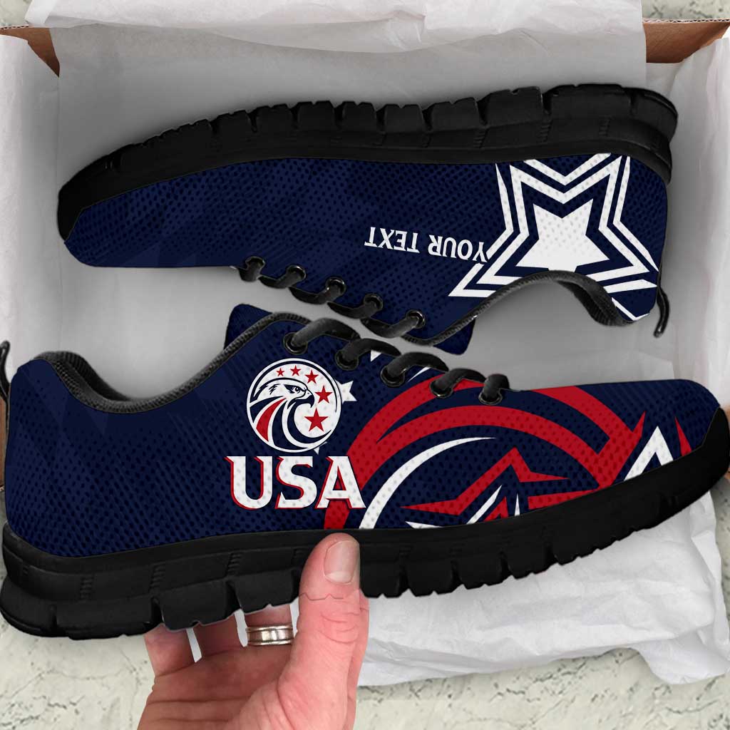 USA Rugby 2024 Custom Sneakers GO Eagles Assemble - Blue Version LT7