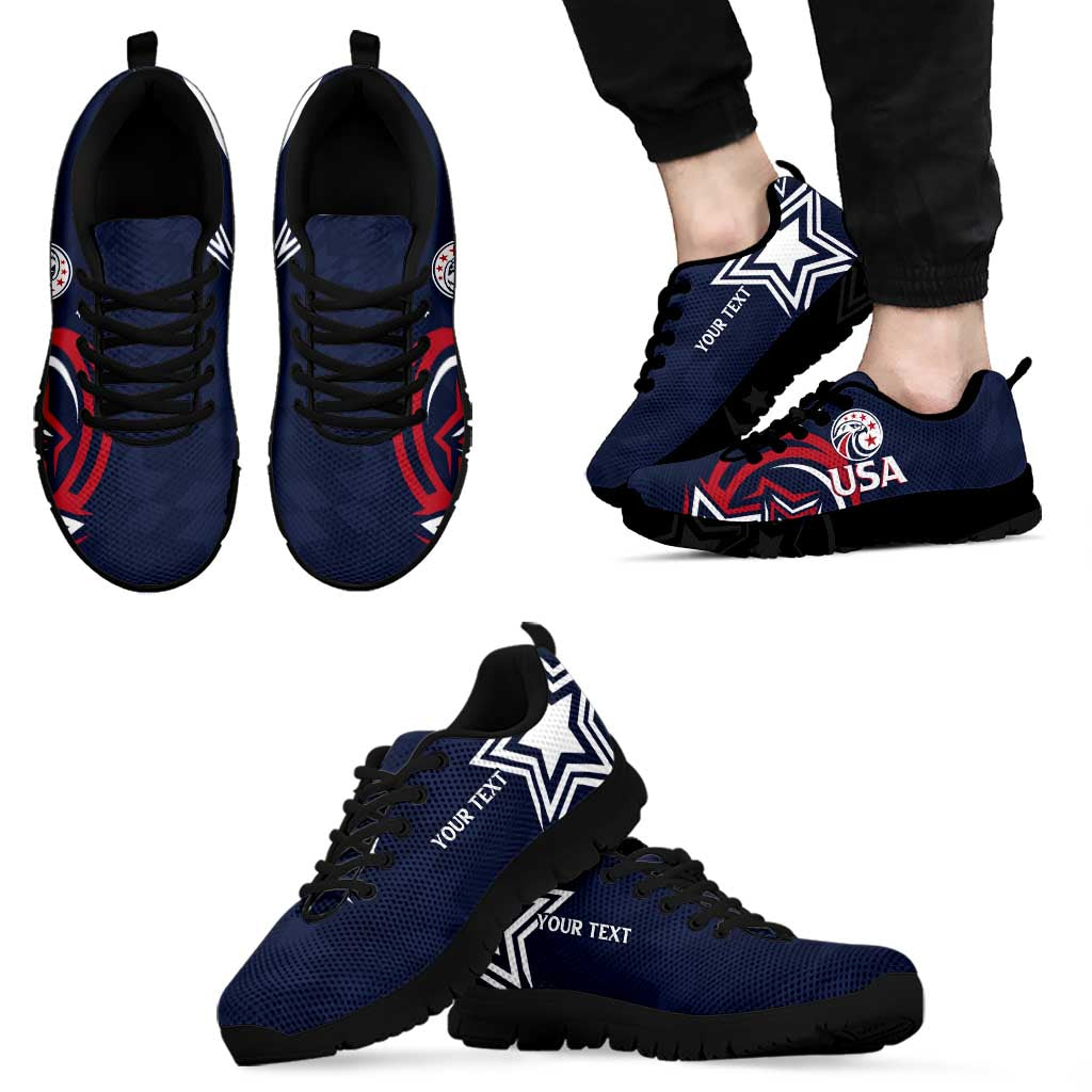 USA Rugby 2024 Custom Sneakers GO Eagles Assemble - Blue Version LT7