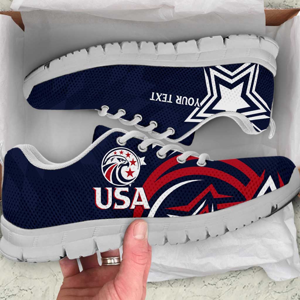 USA Rugby 2024 Custom Sneakers GO Eagles Assemble - Blue Version LT7
