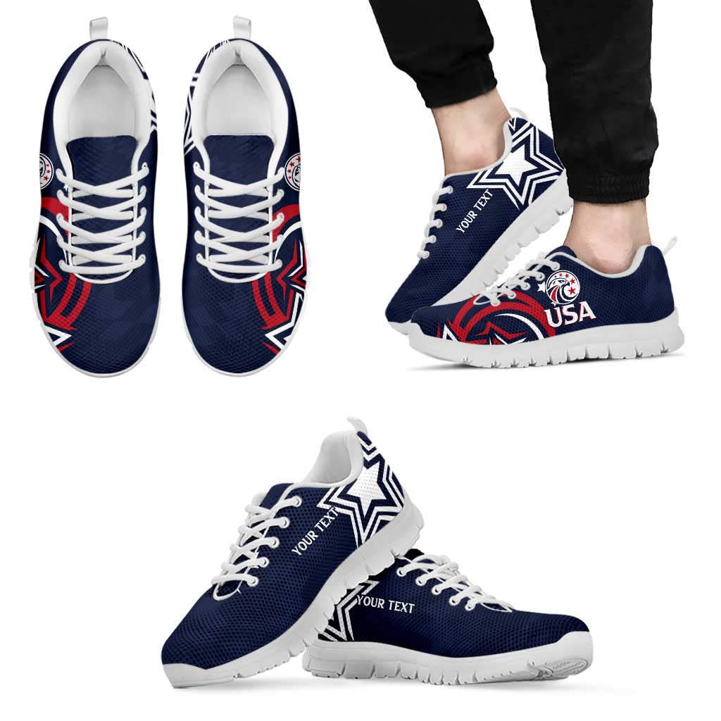 USA Rugby 2024 Custom Sneakers GO Eagles Assemble - Blue Version LT7