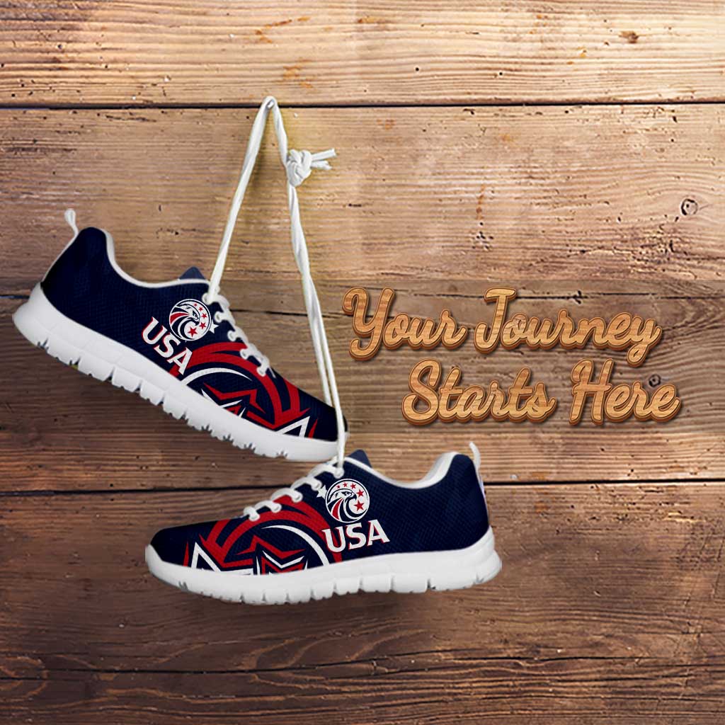 USA Rugby 2024 Custom Sneakers GO Eagles Assemble - Blue Version LT7