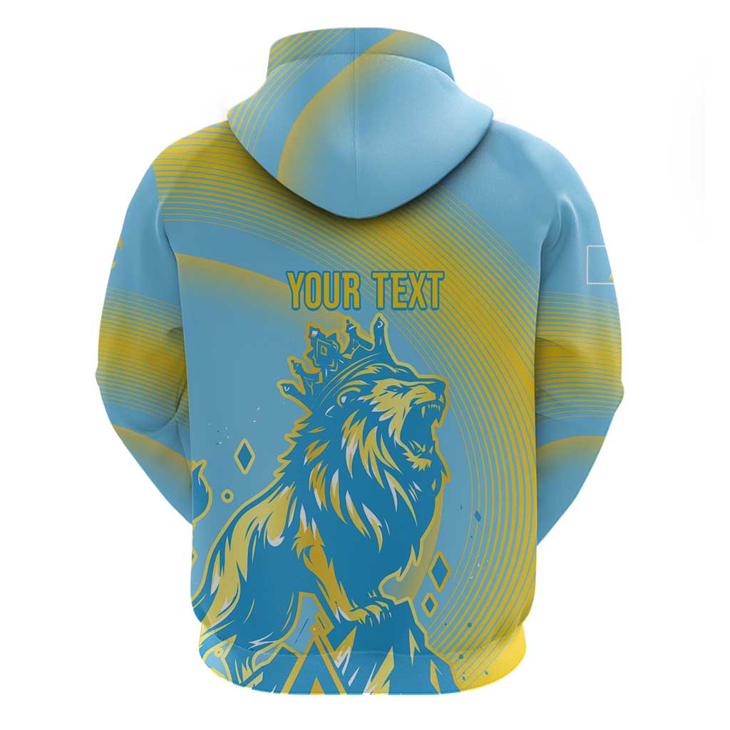 Saint Lucia Cricket Personalized Hoodie The Roaring King LT7