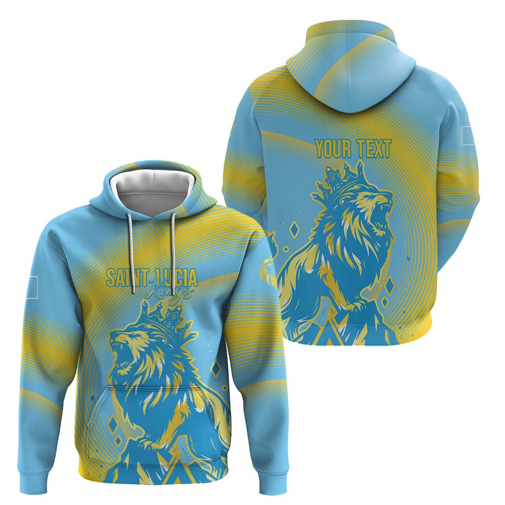 Saint Lucia Cricket Personalized Hoodie The Roaring King LT7