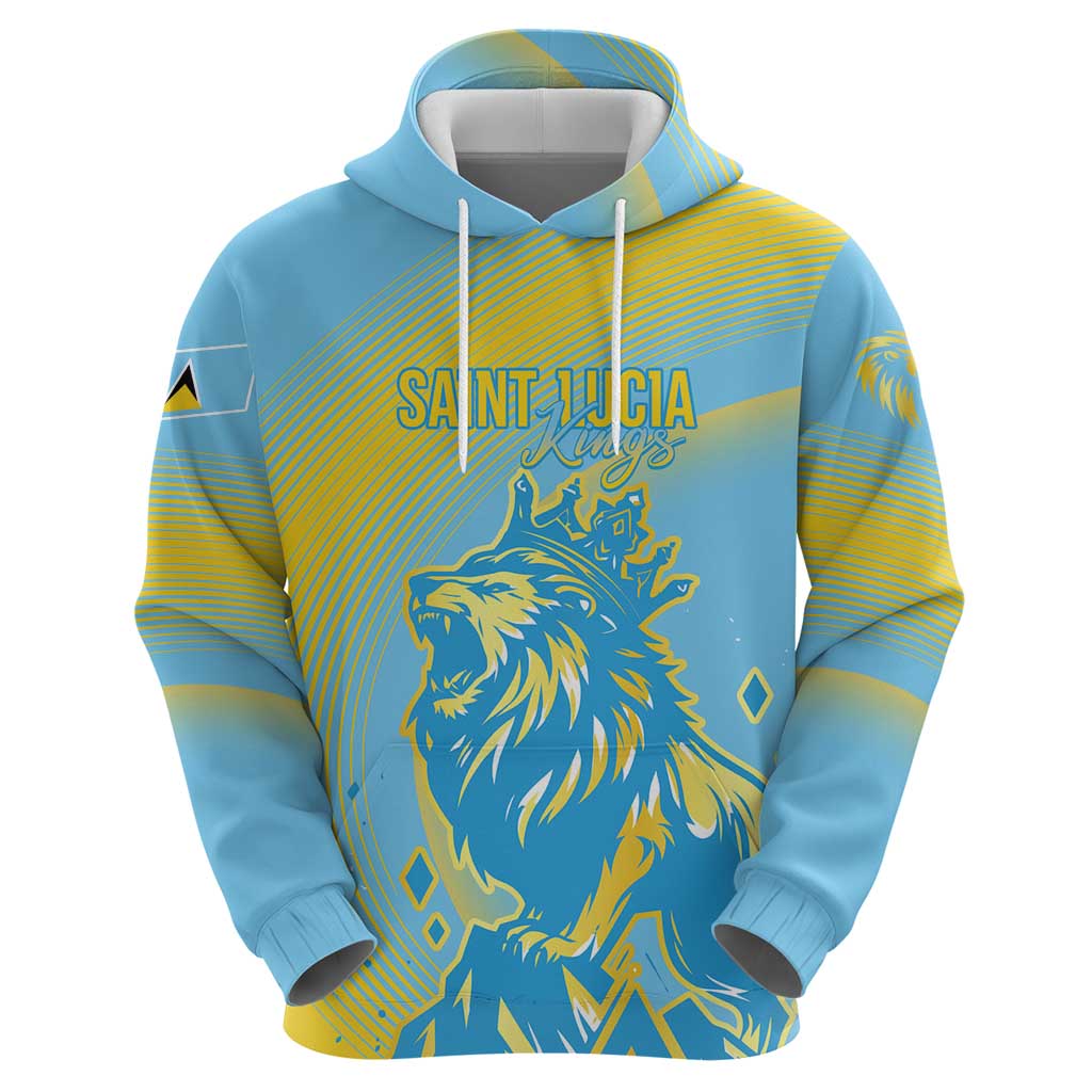 Saint Lucia Cricket Personalized Hoodie The Roaring King LT7