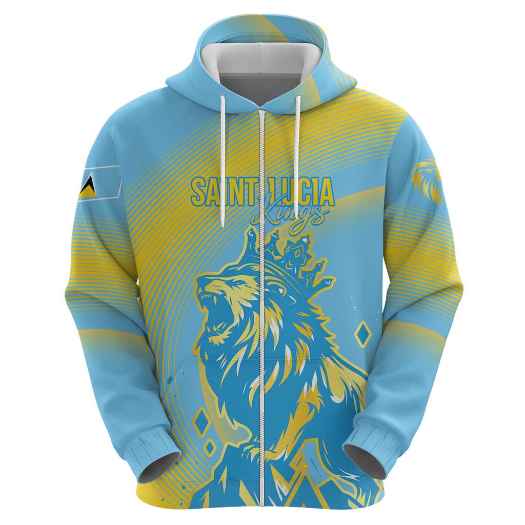 Saint Lucia Cricket Personalized Hoodie The Roaring King LT7