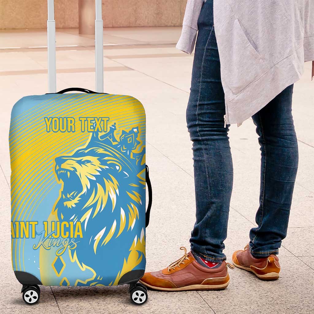 Saint Lucia Cricket Personalized Luggage Cover The Roaring King LT7