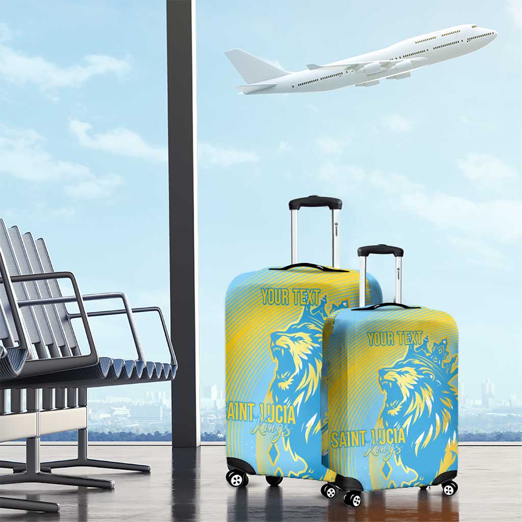 Saint Lucia Cricket Personalized Luggage Cover The Roaring King LT7