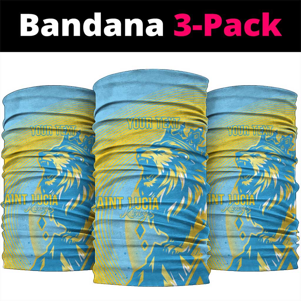 Saint Lucia Cricket Personalized Neck Gaiter The Roaring King LT7