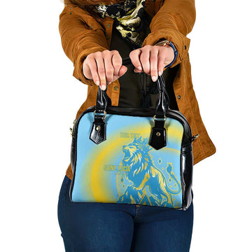 Saint Lucia Cricket Personalized Shoulder Handbag The Roaring King LT7